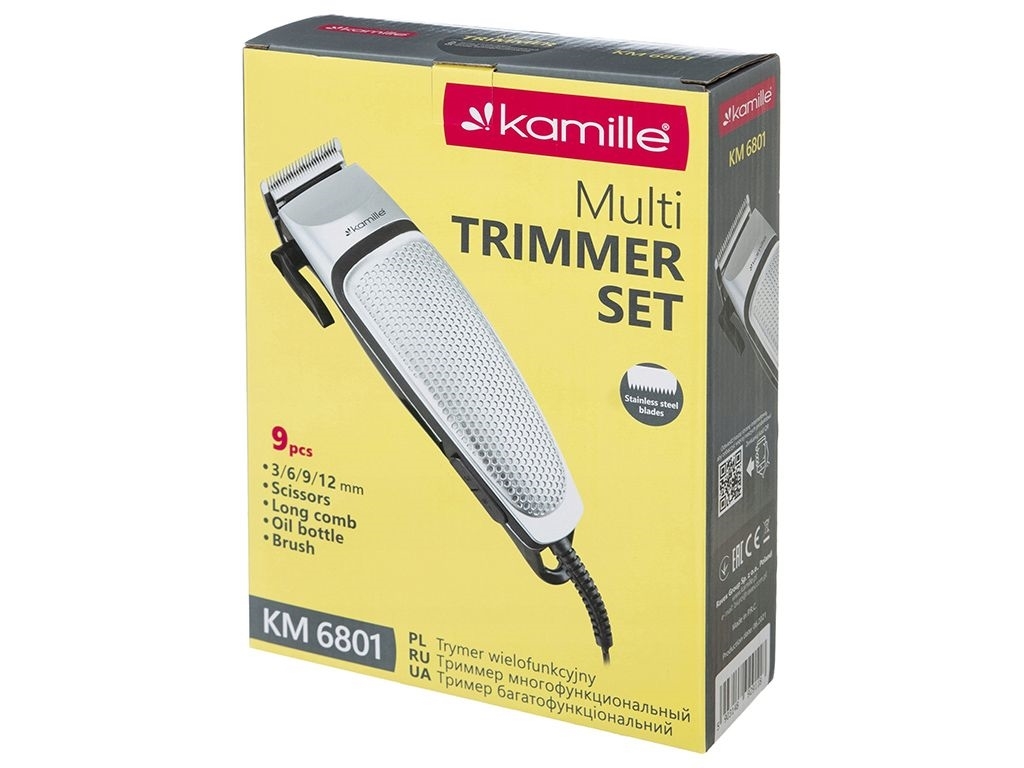Машинка для стрижки Kamille электрическая, проводная, 240W