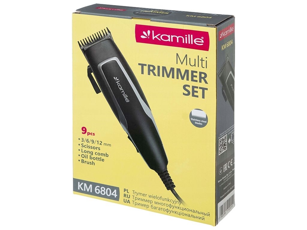 Машинка для стрижки Kamille электрическая, проводная, 240W