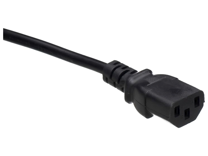 Мережевий шнур (C13-CEE 7/7) 1.5m 3x0.75mm 2 PC-186-VDE, Чорний