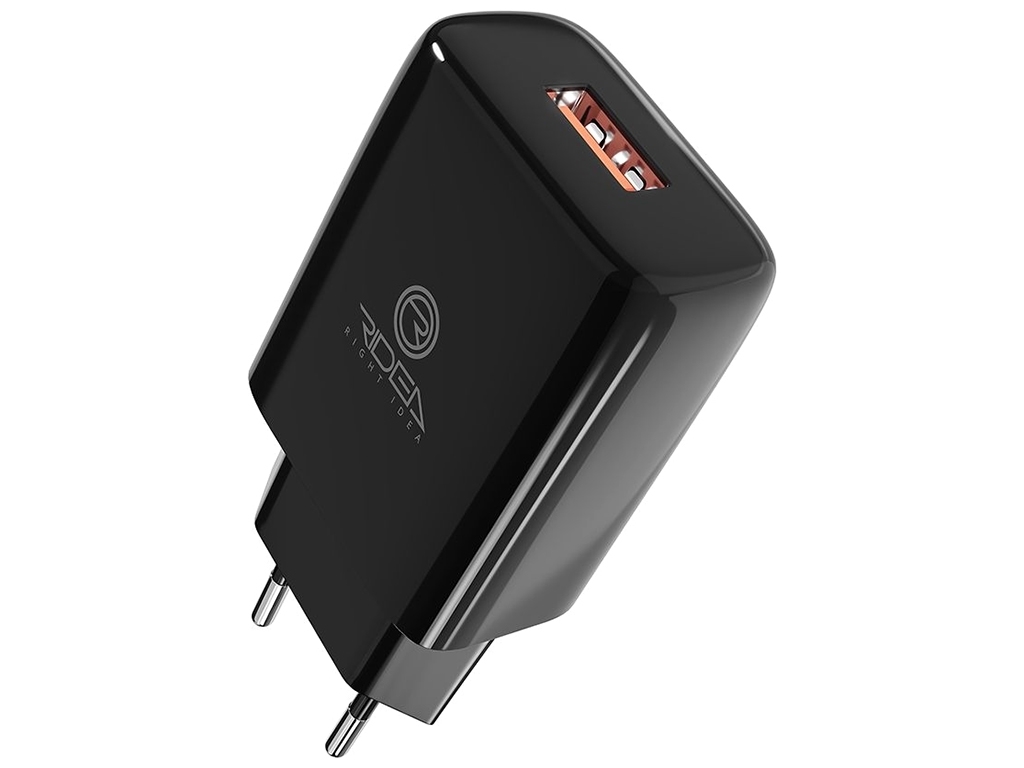 Сетевое Зарядное Устройство Ridea RW-11011 Element 2.1 A Черный