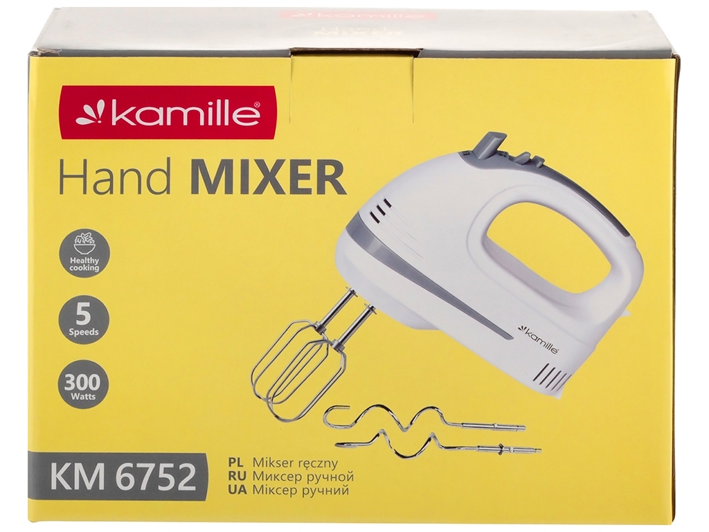 Миксер ручной Kamille, 300W