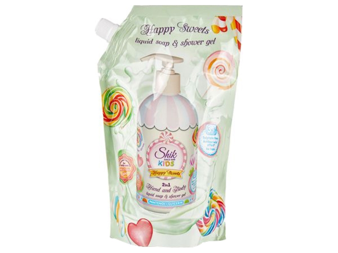 Мыло жидкое детское ШИК KIDS HAPPY SWEETS дойпак 500мл
