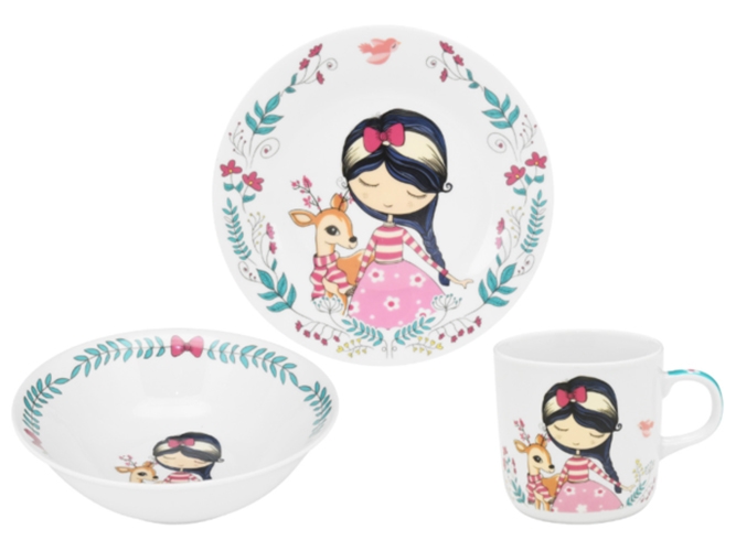 Набір посуду дитячого Limited Edition Fairy (упаковка 3 предмети) 6900068012325