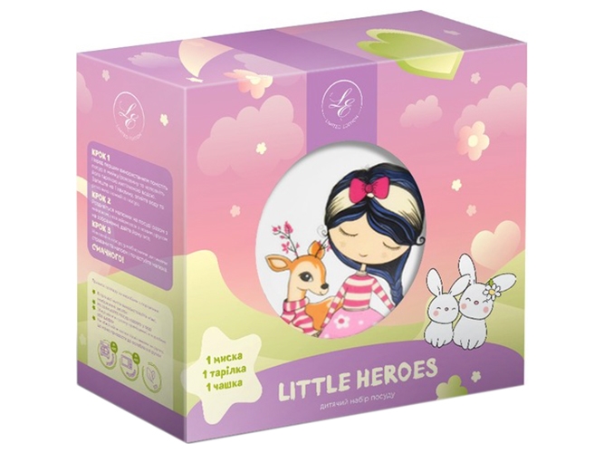 Набір посуду дитячого Limited Edition Fairy (упаковка 3 предмети) 6900068012325
