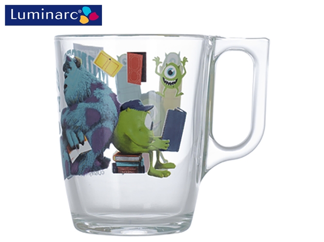 Набор посуды детской стеклянной Luminarc "Disney Monsters" 3 пред. (тарелка, салатник, чашка) 02542