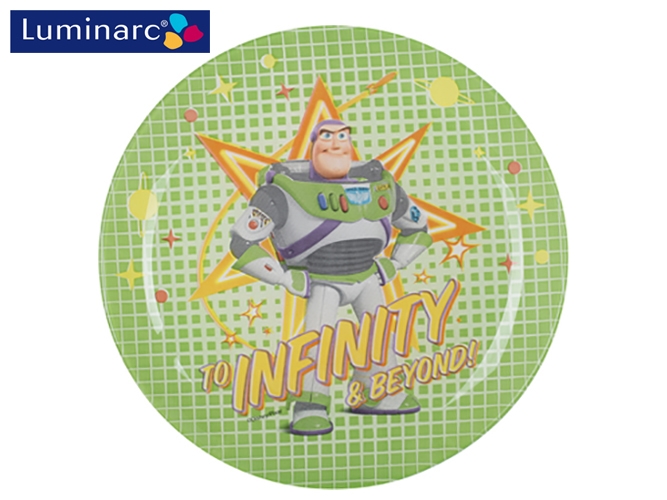 Набір посуду дитячого скляного Luminarc "Disney Toy Story" 3 пред. (тарілка, салатник, чашка) 03280