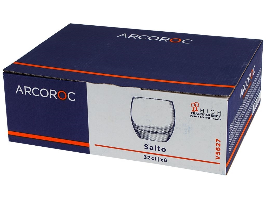 Набір склянок Arcoroc Salto, низькі, 320мл (ціна за набір 6шт) 883314410396