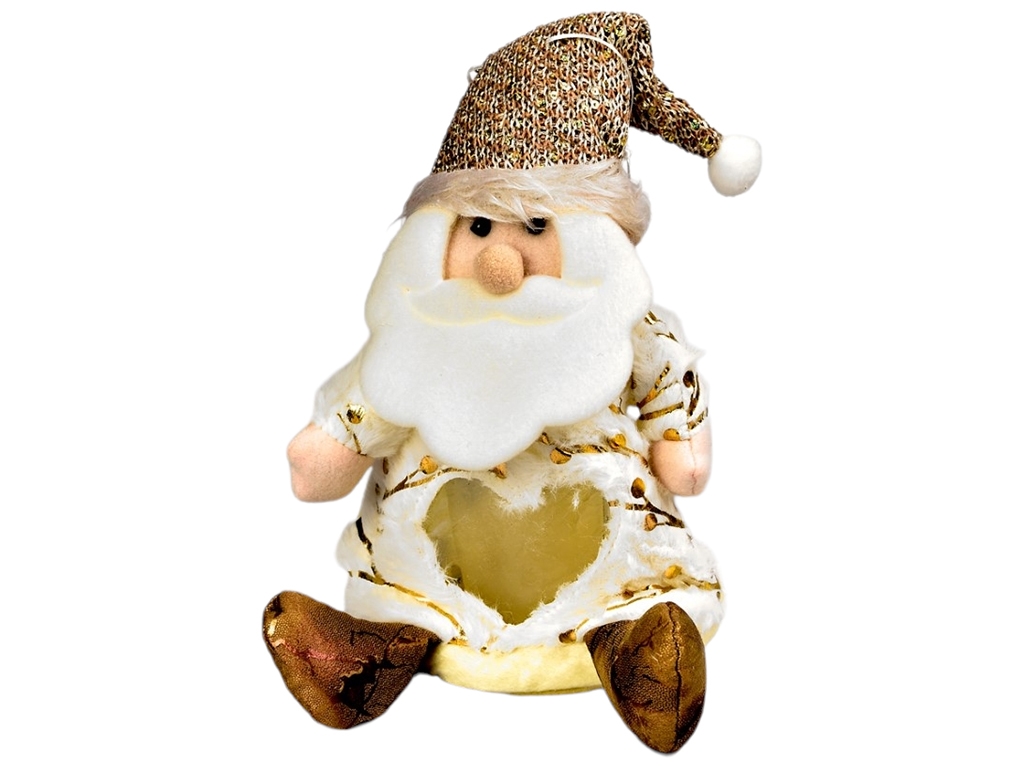 Новогодний мешок для подарков Santa&Co, 12x22см