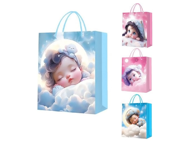 Пакет подарочный бумажный S Angel 3D, 18x23x10см