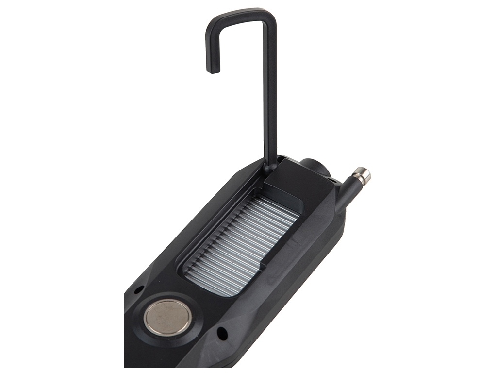 Переносная лампа Voin, COB 260Lm + F5 80Lm, АКБ 1200mAh, магнит, индикатор заряда, 5,8х2,8х22,4см (V