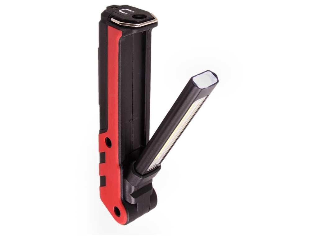 Переносна лампа Voin, 5W-COB+3W XPE, АКБ 2000mAh, магніт, індикатор заряду, 15х4х3см (VL-107)
