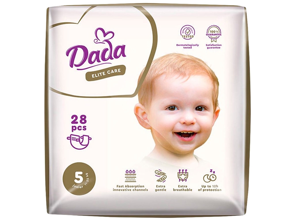 Підгузки дитячі Dada Elite Care Junior (11-25кг) 28шт
