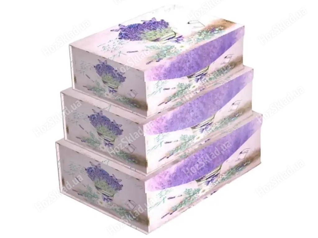 Подарочные коробки Ufo LAVANDER (цена за набор 3шт) 6900068851757