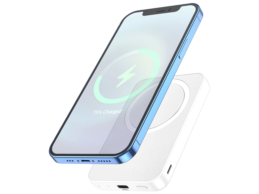 Power Bank Hoco J109 PD20W Easy Wireless Fast Charging 5000mAh, Колір Білий