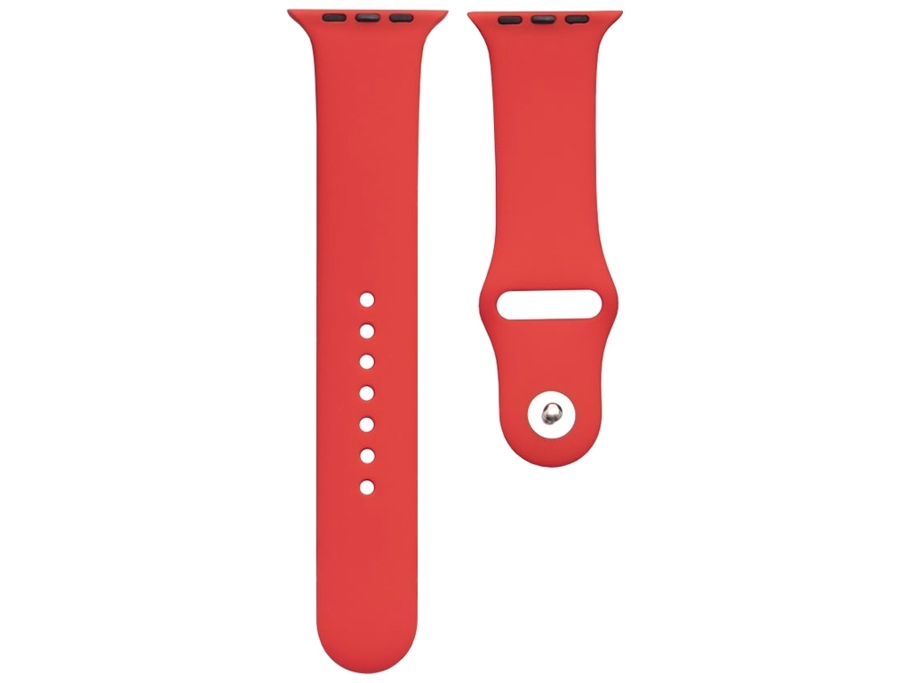 Ремінець для Apple Watch Band Silicone One-Piece Size-S 38/40/41 mm Колір 14, Red
