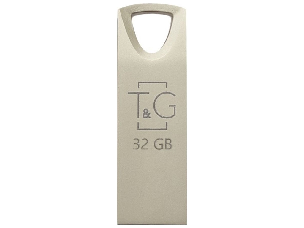 USB Flash накопитель T&G 32gb Metal 117 Цвет Стальной