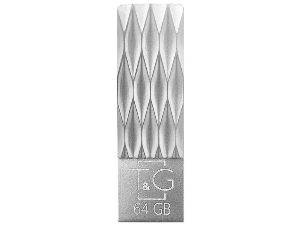 USB флеш-накопичувач T&G 64gb Metal 103 Колір Сталевий