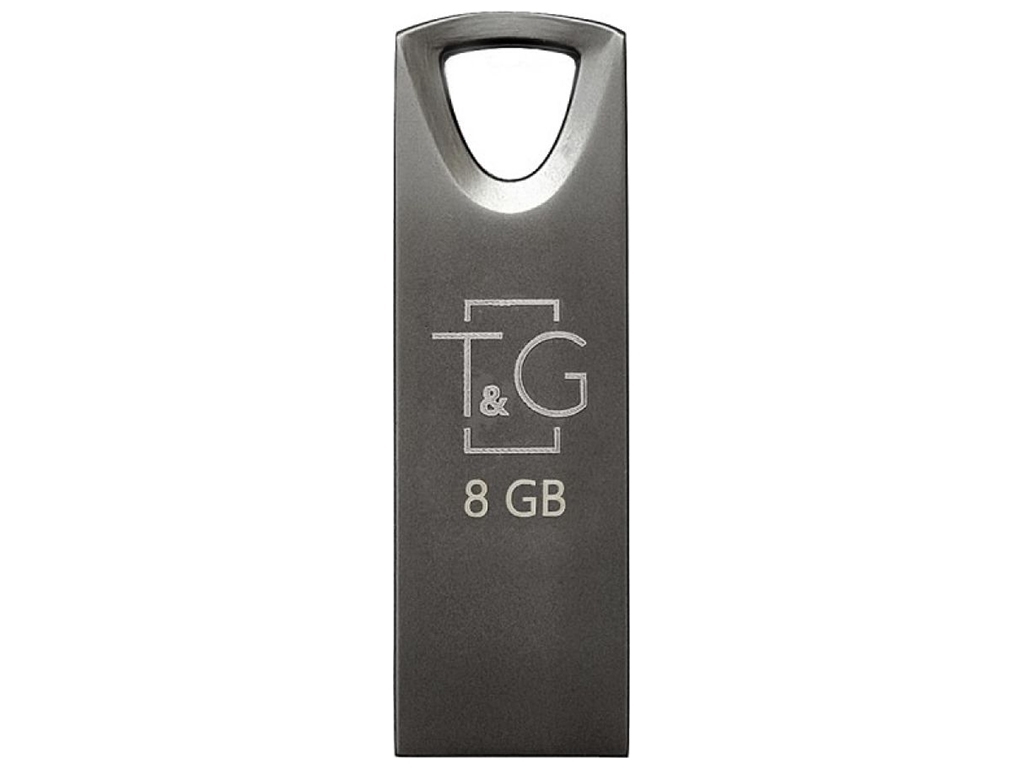 USB Flash накопитель T&G 8gb Metal 117 Цвет Чёрный