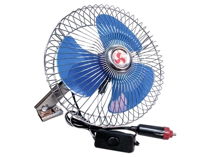 Вентилятор в прикуриватель металл, 24В 6" (6-24V HZ-53A)