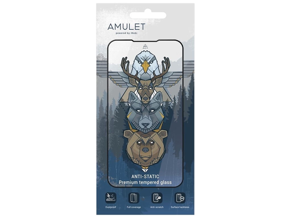 Защитное стекло Amulet 2.5D HD Antistatic for Samsung A33 5G/Sam A32/Sam M32 Цвет Черный