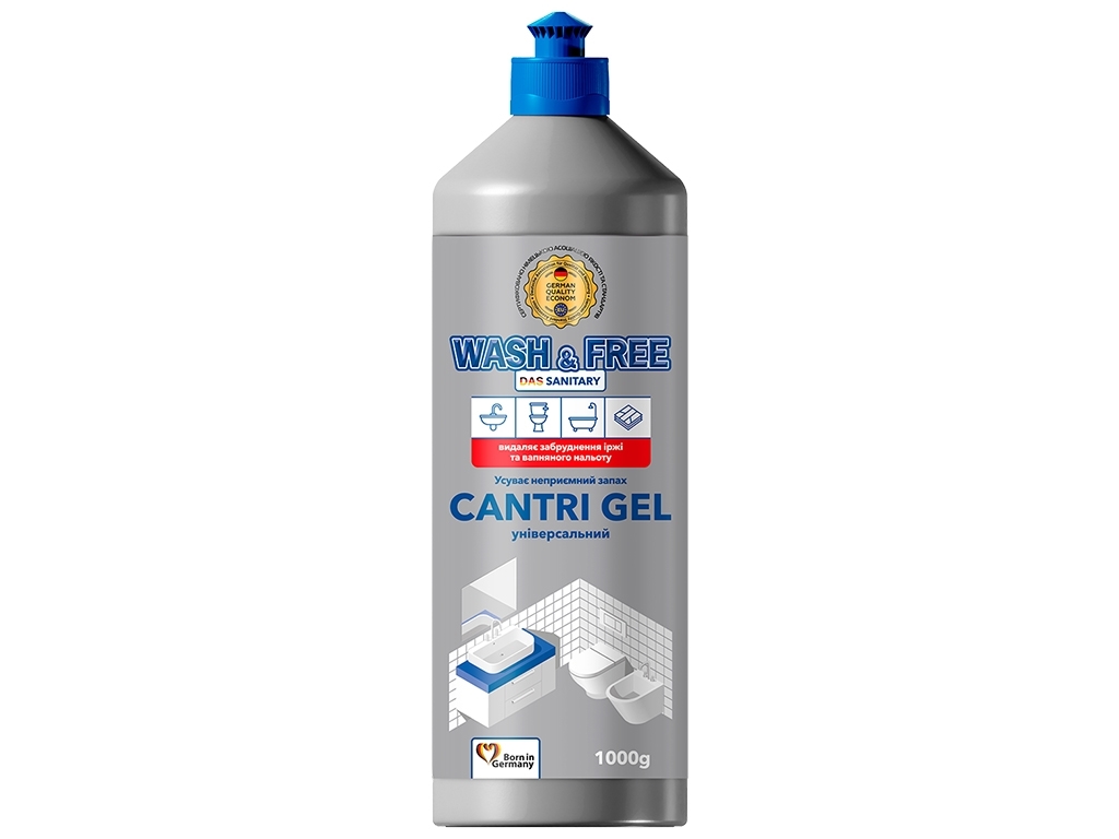 Засіб для чищення універсальний Wash&Free Das Sanitary 1л