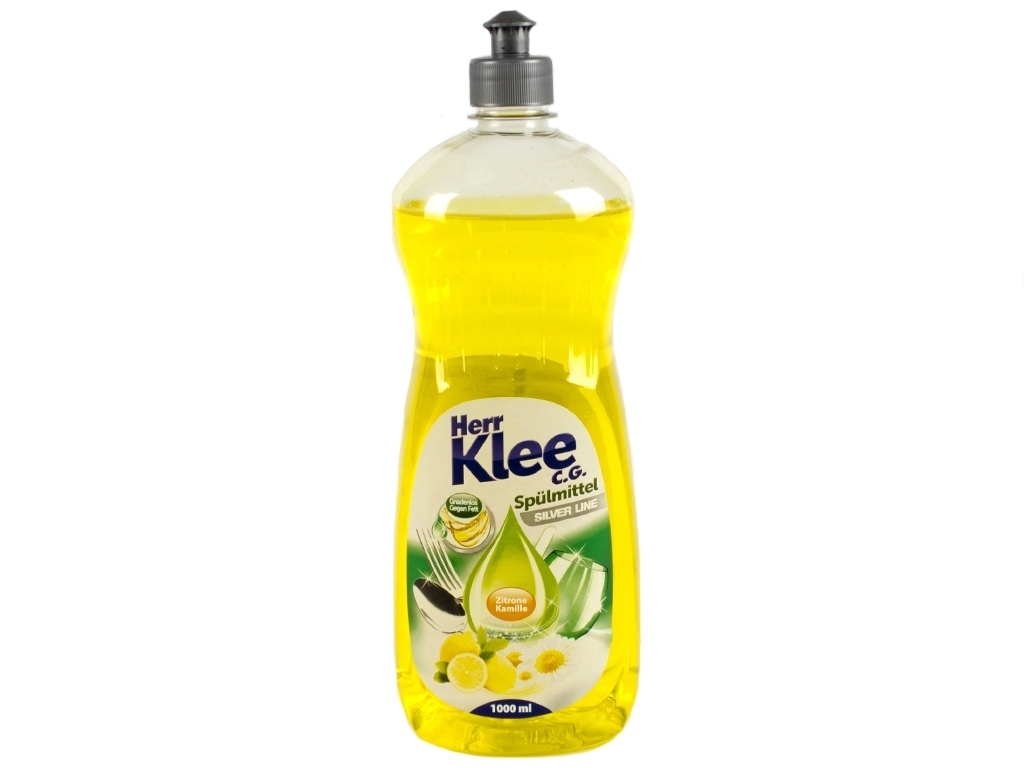 Засіб для миття посуду Herr Klee Silver Line Лимон і ромашка, 1 л
