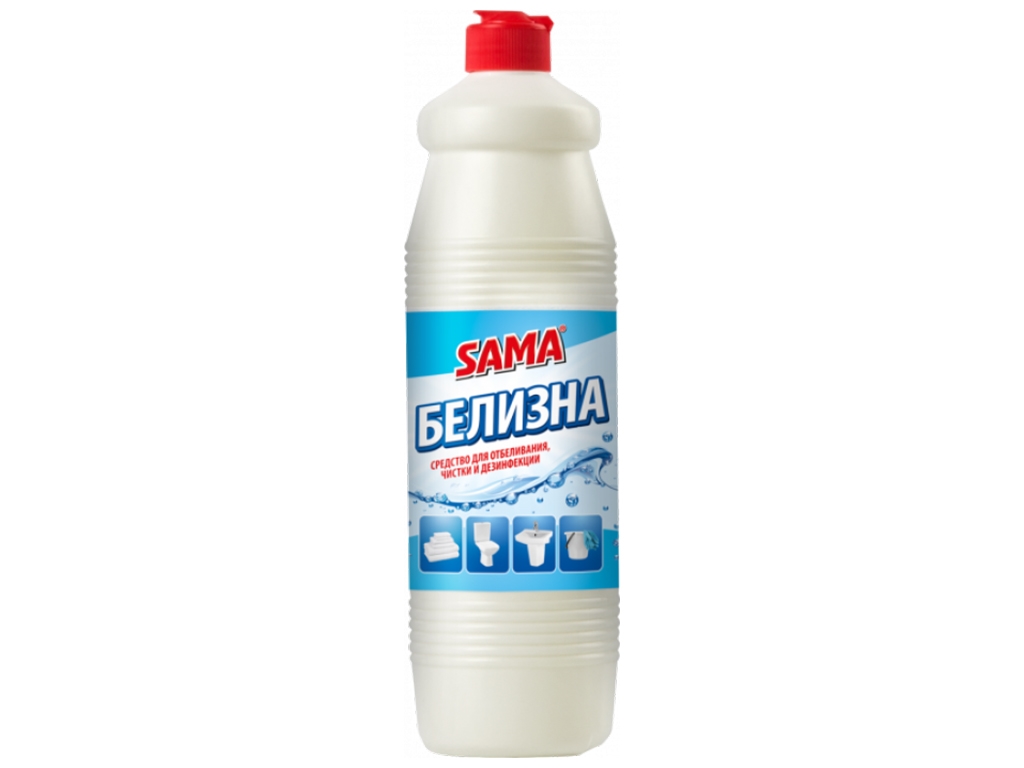 Засiб рiдкий для вибiлювання бiлизни Sama, 1л